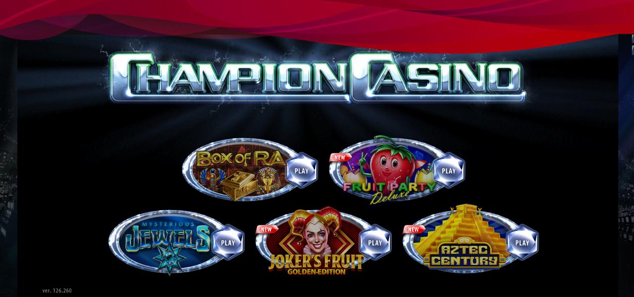 автоматы champion casino