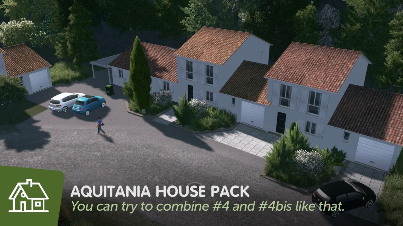 Скачать мод Aquitania House Pack для Cities Skylines