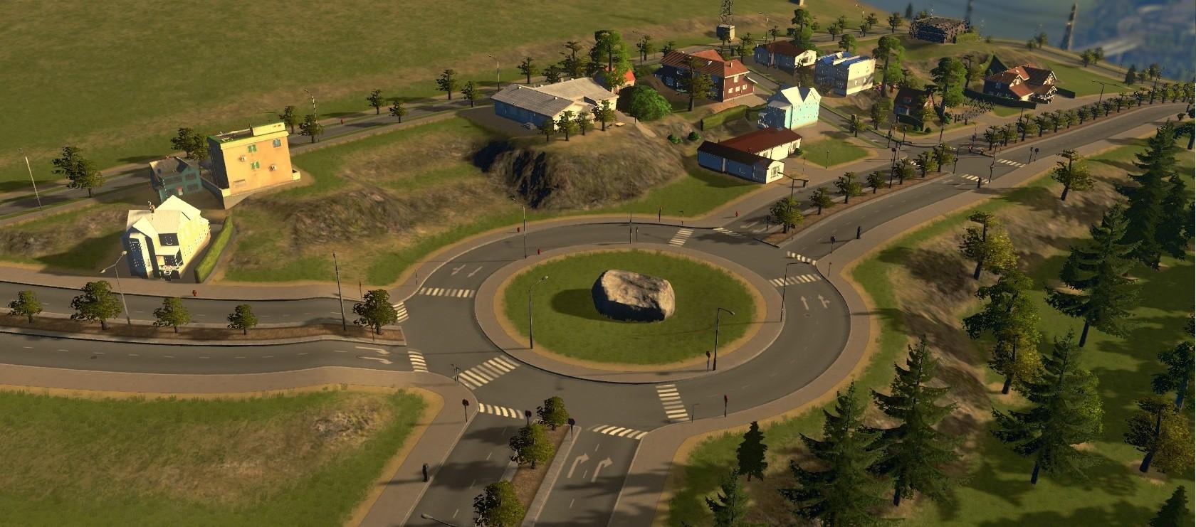 скачать Мод Roundabout Builder для Cities Skylines