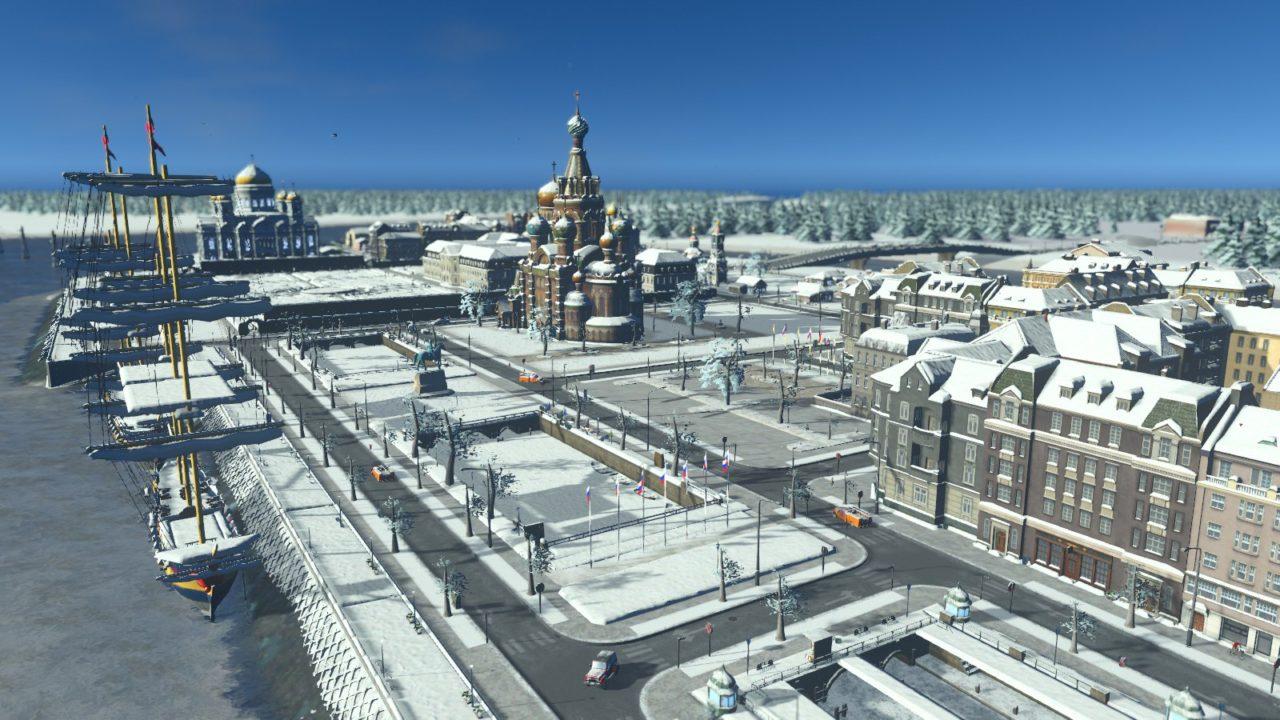 Карта Санкт-Петербурга для Cities Skylines