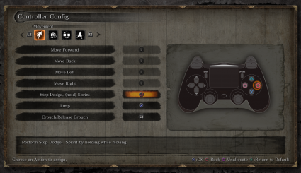 Мод Native PS4 Buttons - Меню кнопок PS4 для Sekiro Shadows Die Twice