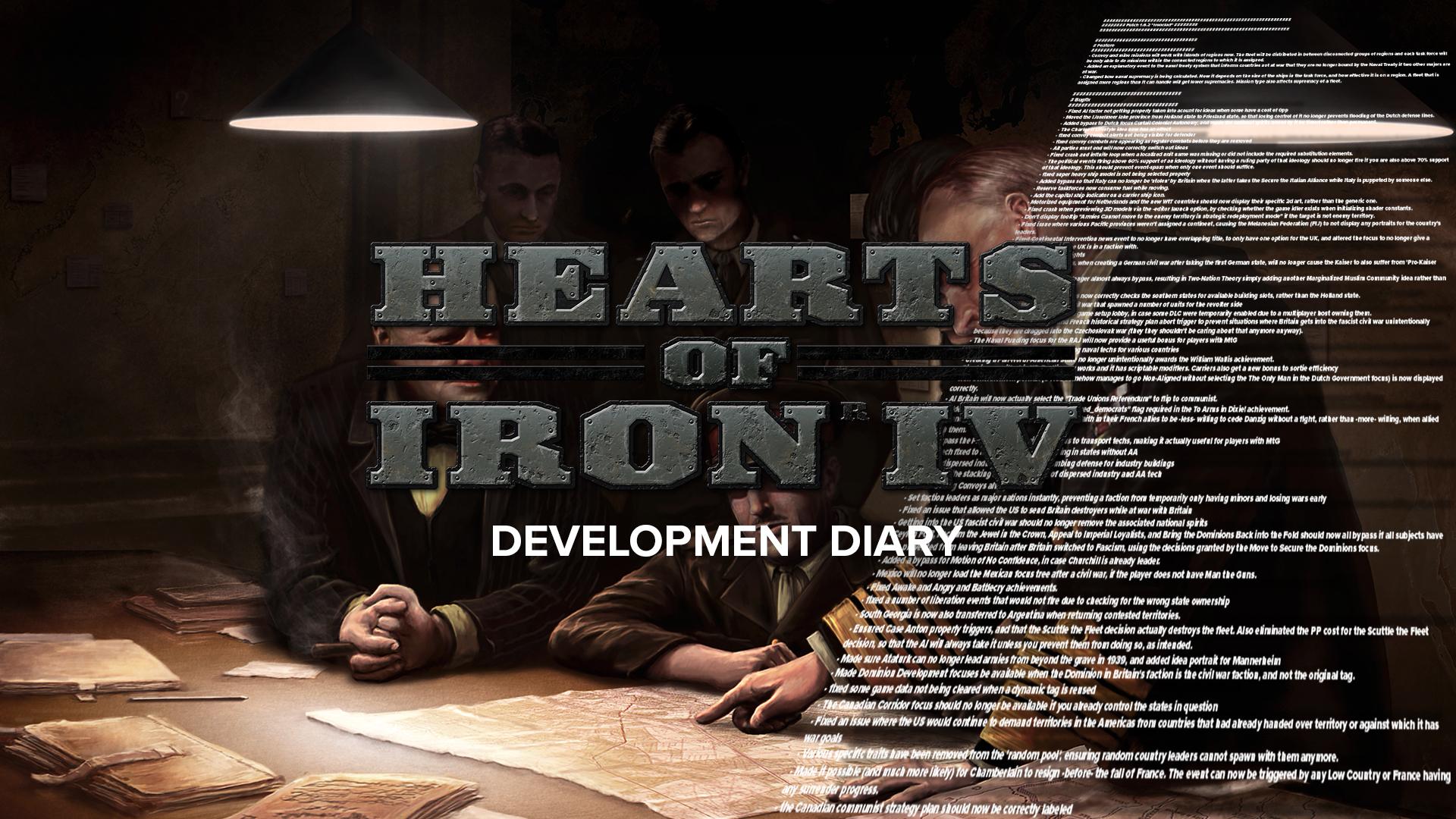 Дневник разработчиков Hearts of Iron IV от 22 мая 2019 года
