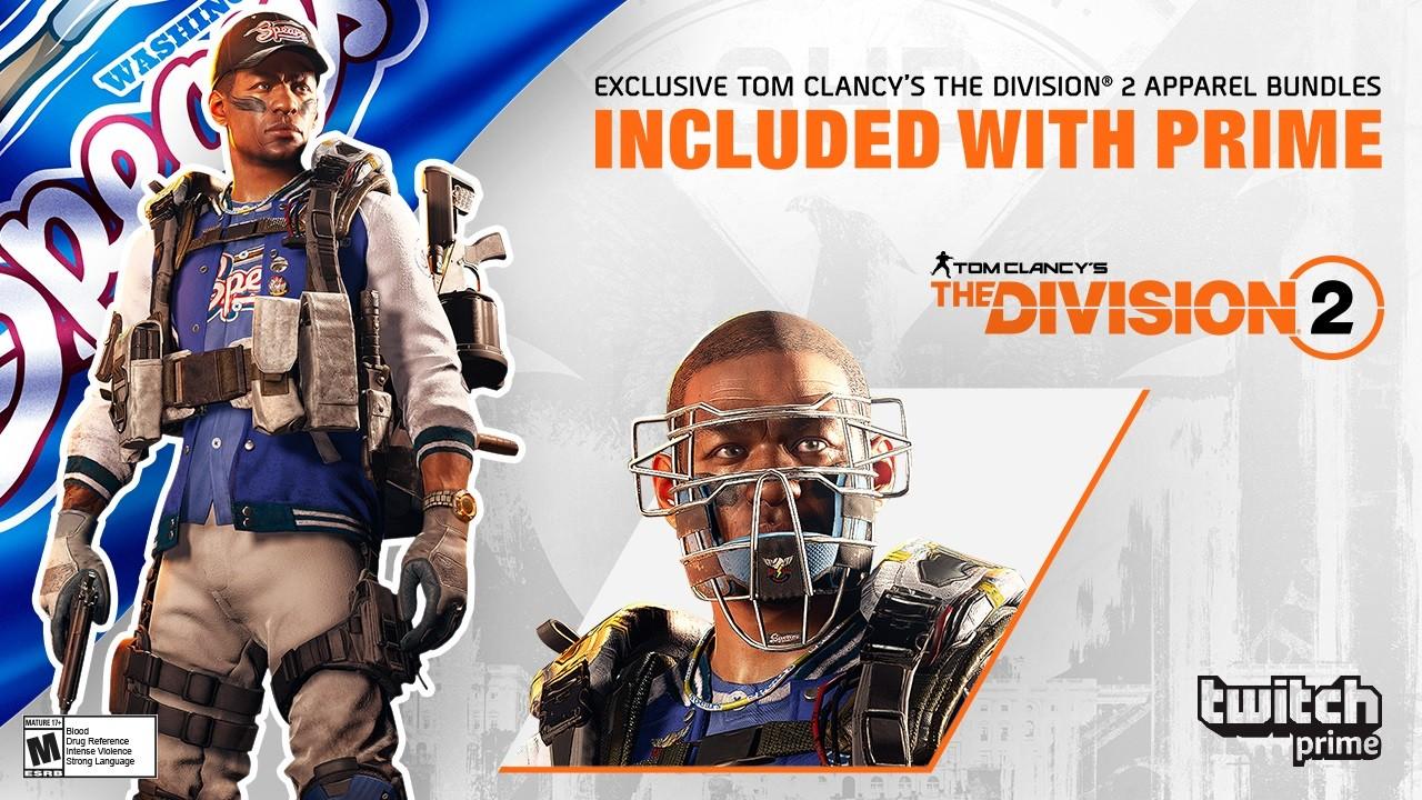 Twitch Prime для Tom Clancy's The Division 2