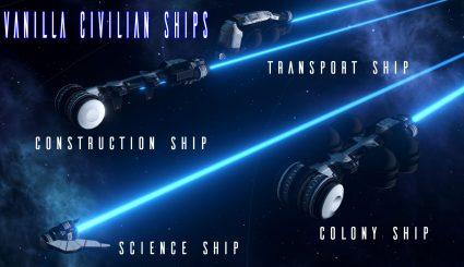 Мод на корабли TALL WHITE и STREGA для Stellaris