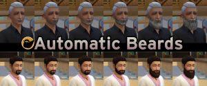 Мод Automatic Beards - растущие бороды для Sims 4